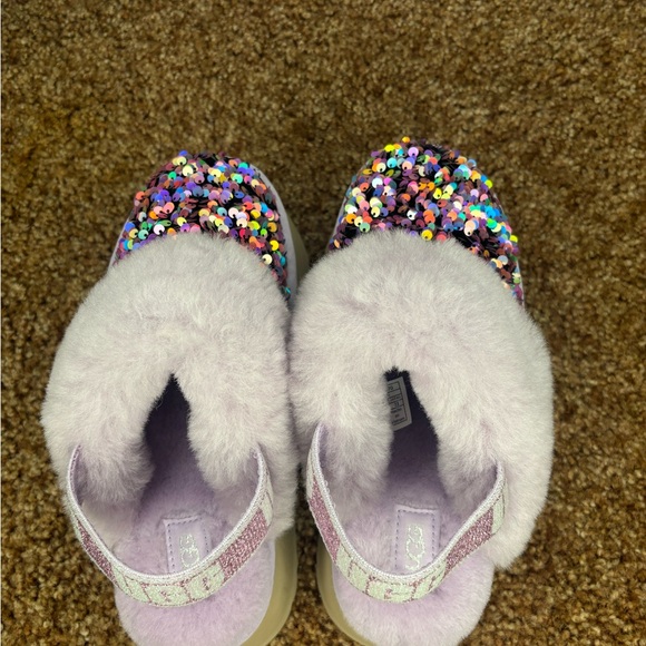 Chunky Funkette Sequin Ugg Slippers - Picture 5 of 7